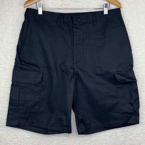 Red Kap Mens Black Done Right Cargo Work Shorts PT66BK3 Size 36 x 10